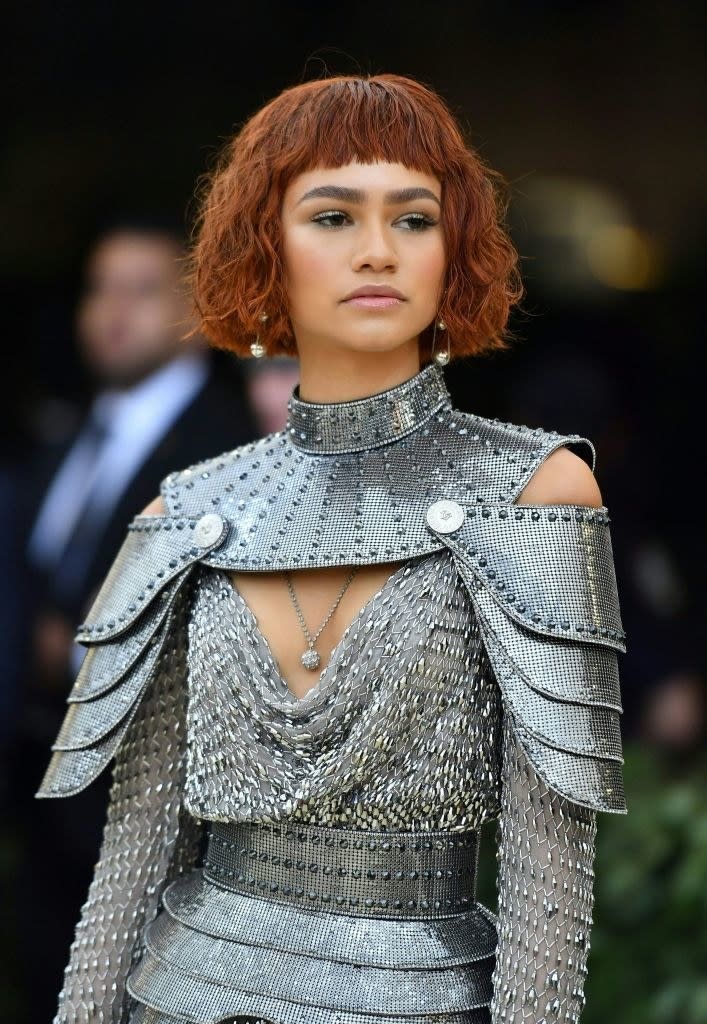 Zendaya attends the Heavenly Bodies: Fashion & The Catholic Imagination Costume Institute Gala