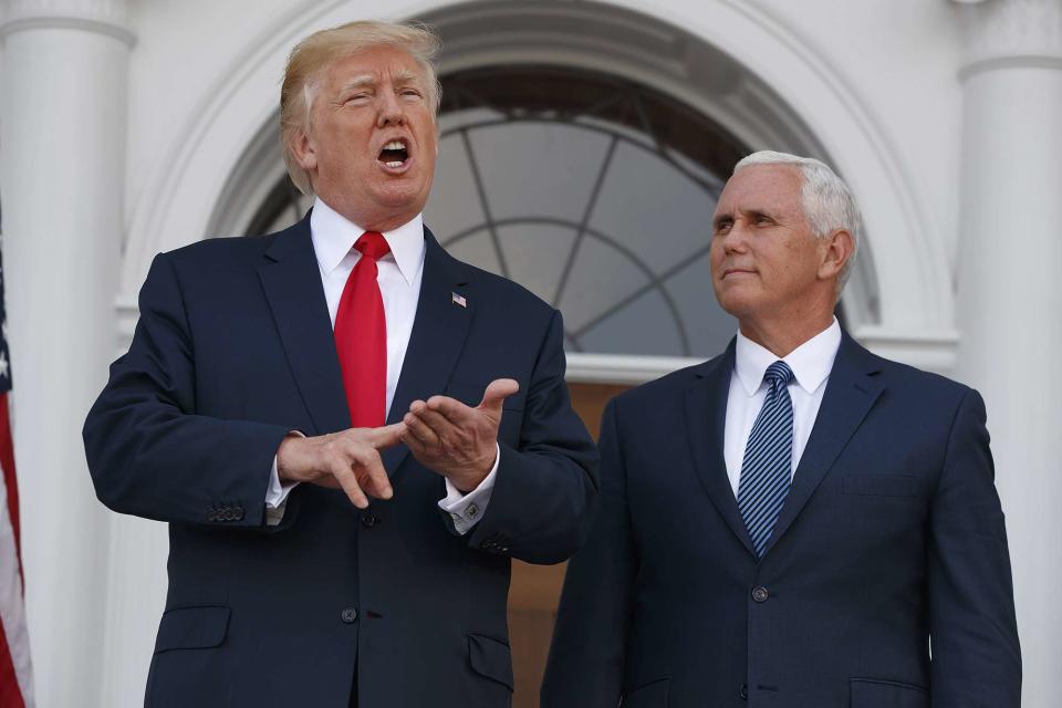 Evan Vucci/AP Donald Trump, Mike Pence