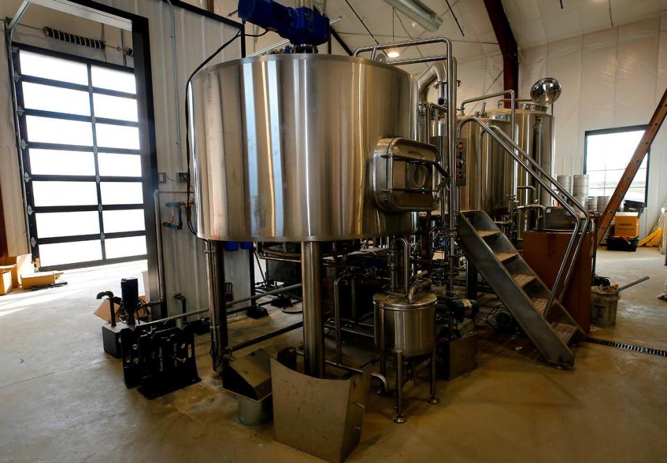 Wheat Head Brewing Co. purchased equipment more than four years ago and kept it in shipping containers until the brewery was constructed. Bob Brawdy/bbrawdy@tricityherald.com