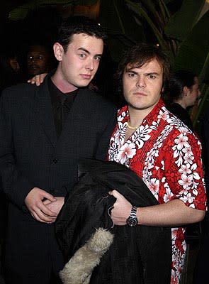 Colin Hanks and Jack Black at the Hollywood premiere of Paramount's Orange County