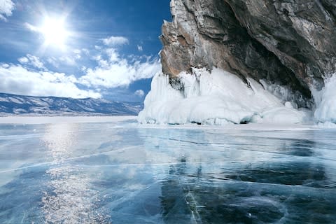 Lake Baikal in Siberia - Credit: AP