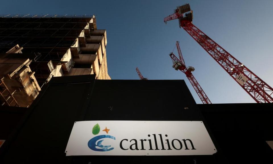 A Carillion construction site in London