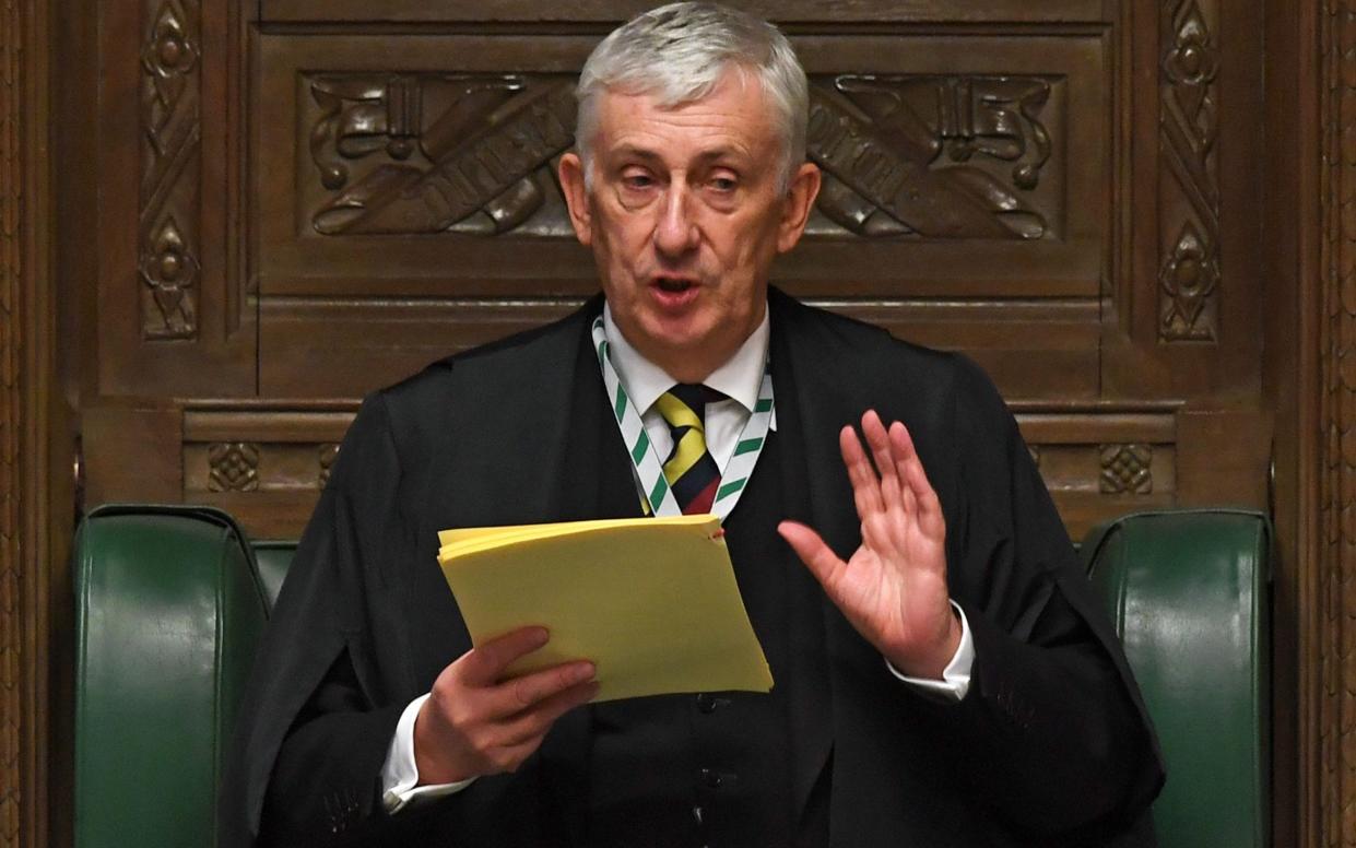 Sir Lindsay Hoyle said the Electoral Commission 'has a vital part to play in maintaining public confidence in our democratic processes' - Jessica Taylor/AFP