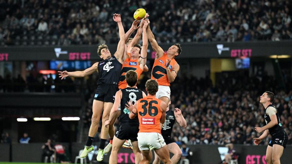 Action from Carlton against GWS. 