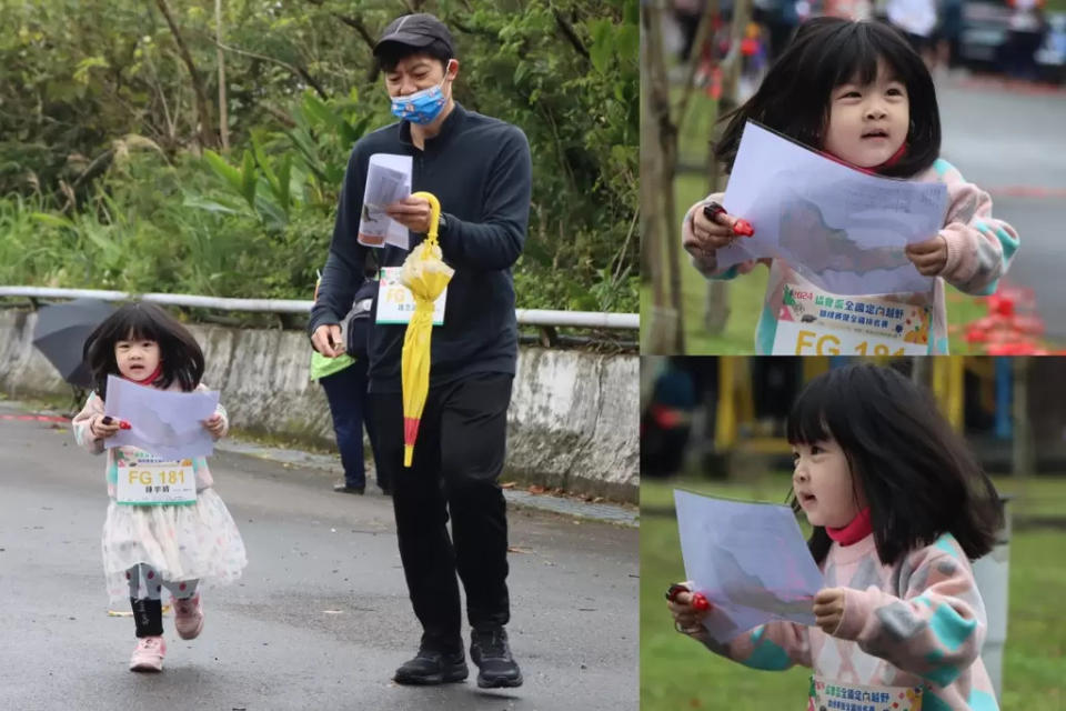 鍾志誠這次比賽帶小女兒鍾宇晴參加家庭組的比賽。大會提供