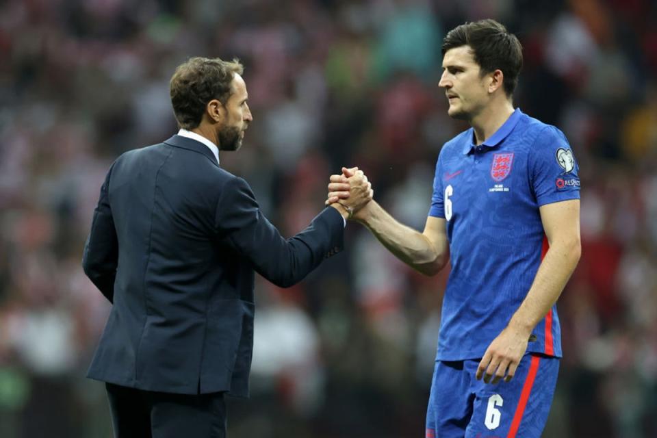 Gareth Southgate has backed Harry Maguire  (The FA via Getty Images)