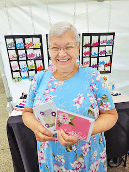 Diane Stone, selling her crafts as a side hustle for women