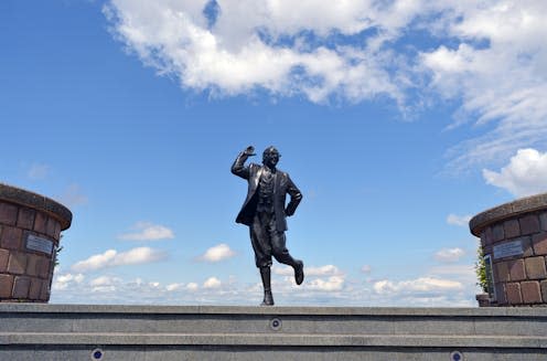 <span class="caption">A statue of Eric Morcambe in the bellwether seat of Morecambe and Lunesdale.</span> <span class="attribution"><span class="source">Shutterstock/Lachlan1</span></span>