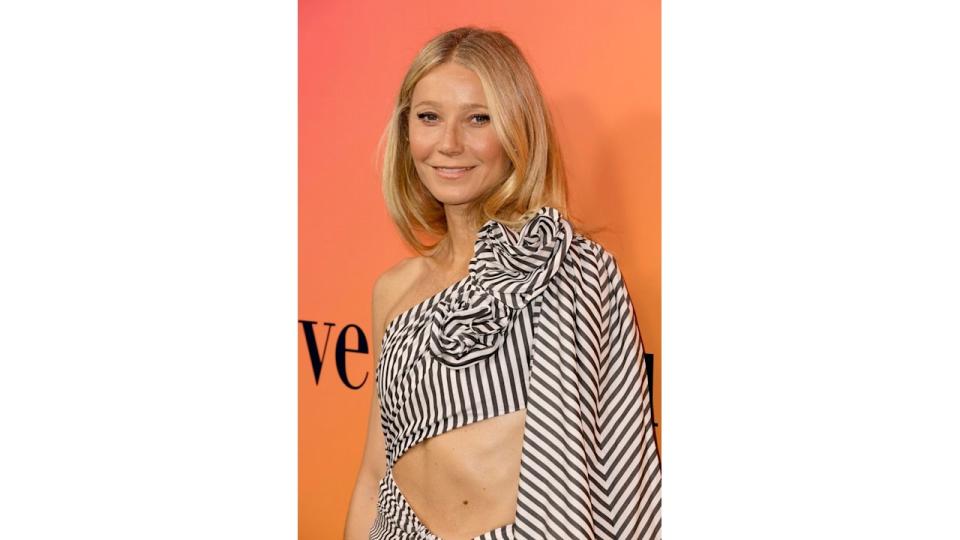 Gwyneth Paltrow attends Veuve Clicquot Celebrates 250th Anniversary with Solaire Exhibition on October 25, 2022 in Beverly Hills