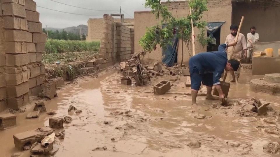 阿富汗北部地區，近日因持續性暴雨及洪患，造成至少47人喪生。（路透社）