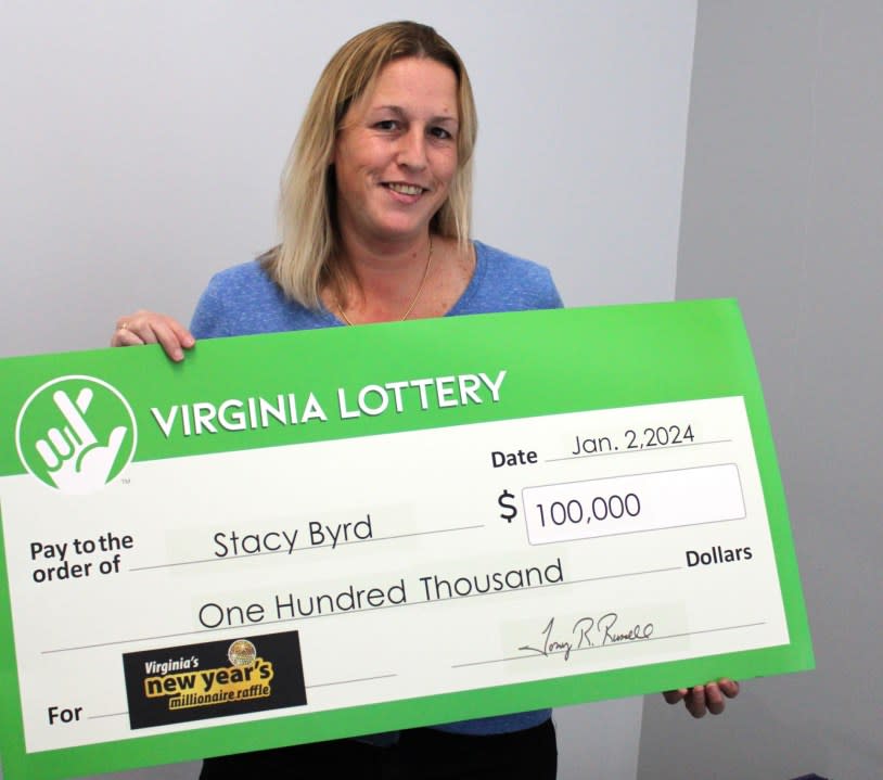 <em>Stacy Byrd (Courtesy: Virginia Lottery)</em>