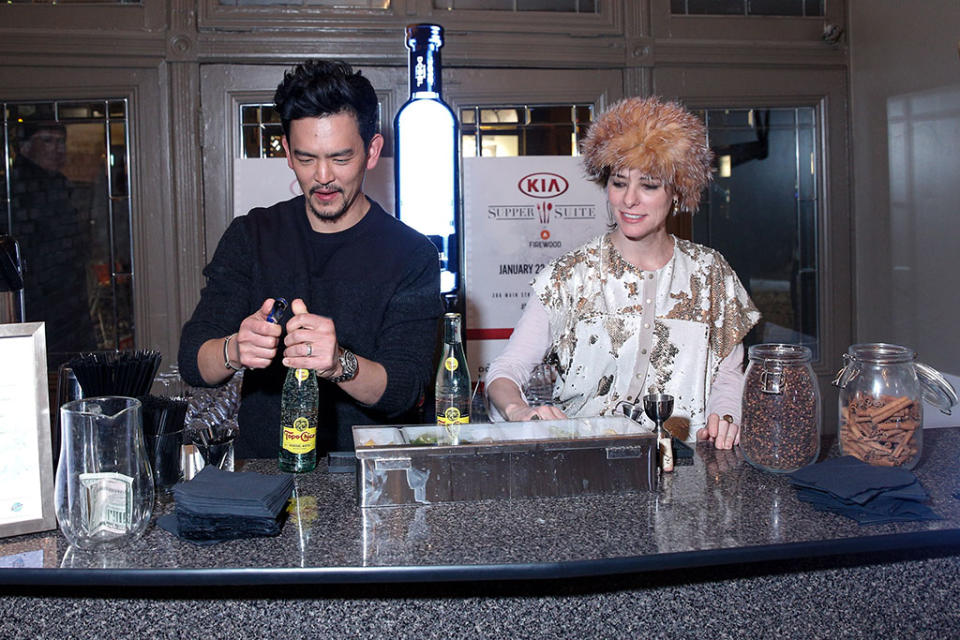 John Cho and Parker Posey