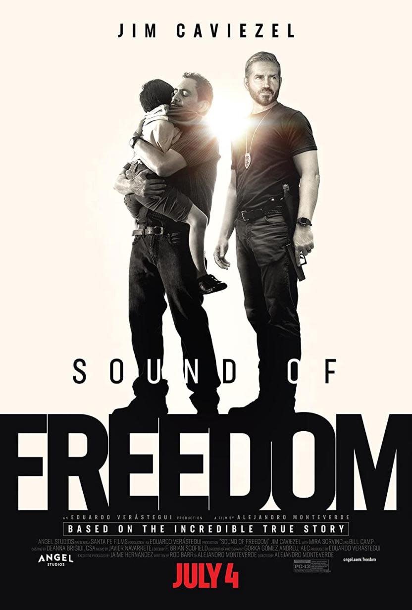 Póster oficial de Sonido de Libertad (Fuente: IMDb)