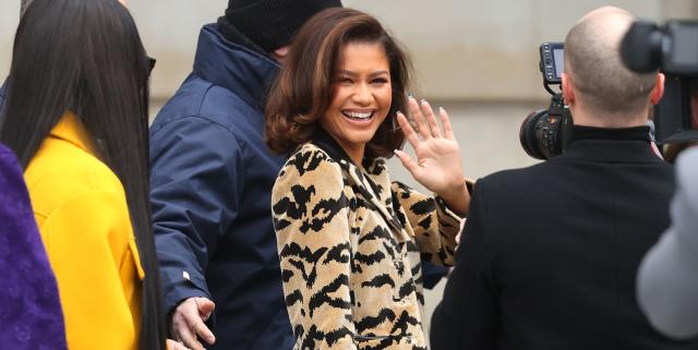 zendaya attends the louis vuitton womenswear fw 2023-24 during