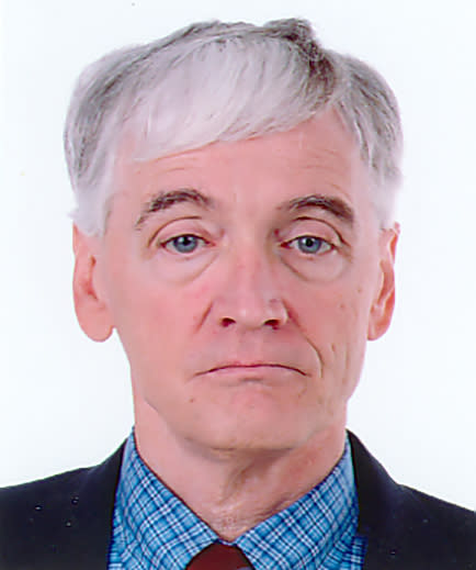 This undated photo provided in 2021 shows Francis Boyle, a law professor at the University of Illinois. Boyle's claims about the coronavirus went viral early in the pandemic and were prominently featured in Russian and Iranian state media and fringe media in the U.S., including Alex Jones' show Infowars. (Courtesy of Francis Boyle via AP)