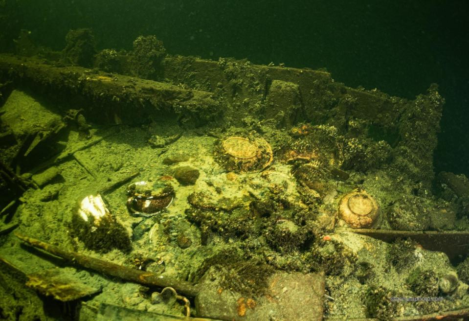 PHOTO: Baltictech divers discovered a 19th-century shipwreck off the coast of Sweden. (Tomasz Stachura/Baltictech)