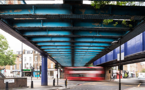 The skeletal disused bridge - Credit: FRENCH+TYE