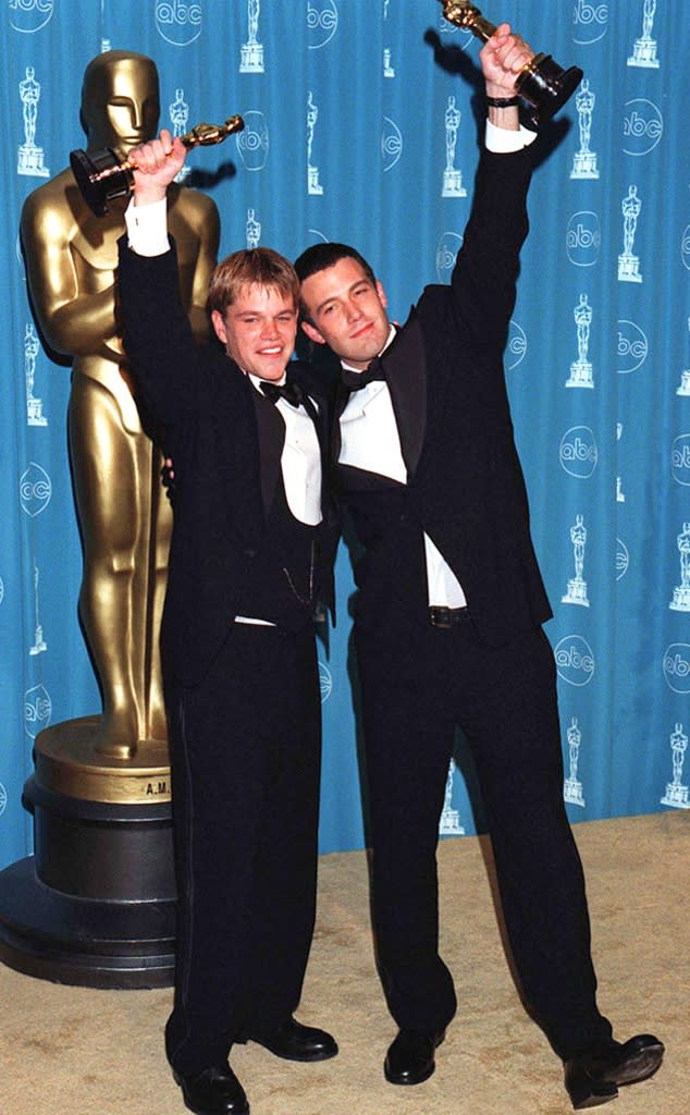 Ben Affleck, Matt Damon, First Academy Awards, Oscars Stars Best 90s Looks