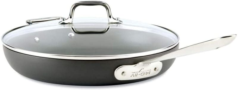 All-Clad HA1 Hard Anodized 12-Inch Nonstick Frying Pan with Lid