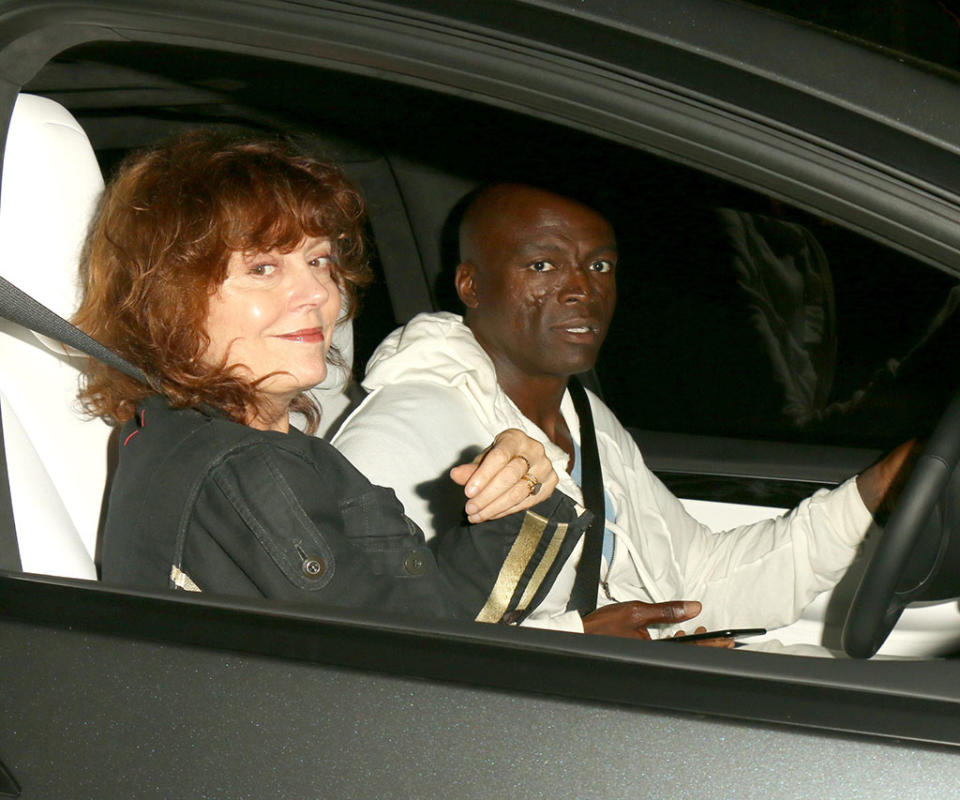 <p>New couple alert? The actress and activist was photographed going to dinner in Beverly Hills with Heidi Klum’s singer ex. (Photo: PacificCoastNews.com) </p>