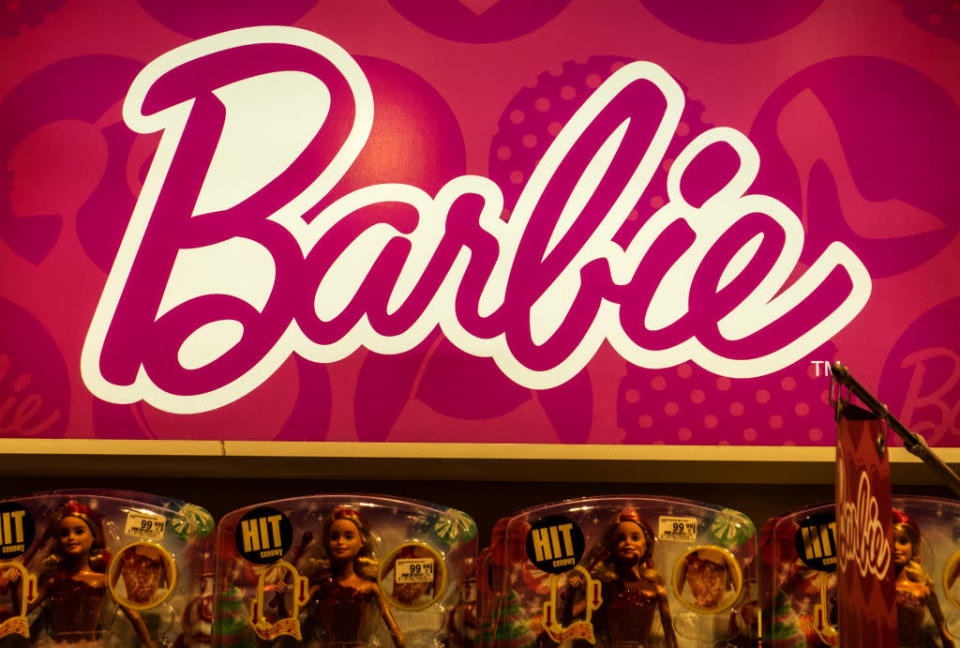 Barbie shell in store at Bonarka City Center. The city of...