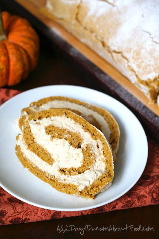 14) Keto Pumpkin Roll