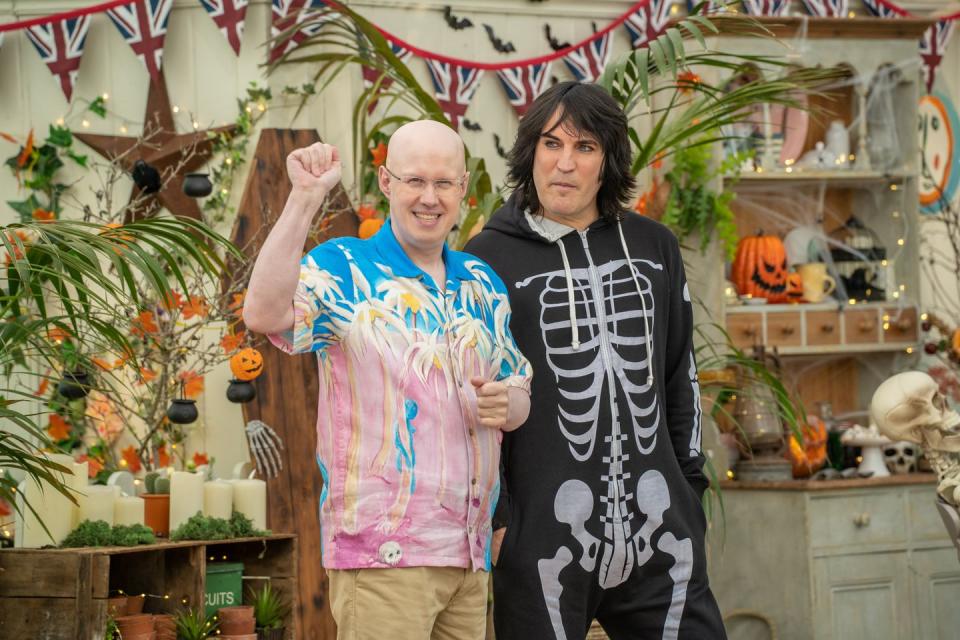 matt lucas, noel fielding, the great british bake off