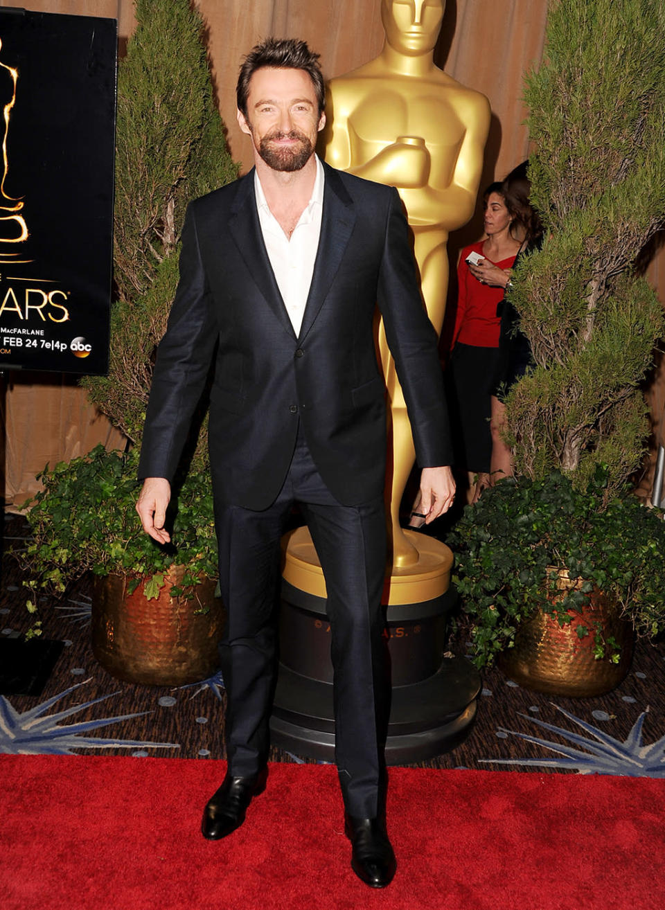 Hugh Jackman attends the 85th Academy Awards Nominees Luncheon at The Beverly Hilton Hotel on February 4, 2013 in Beverly Hills, California. (Photo by Steve Granitz/WireImage)