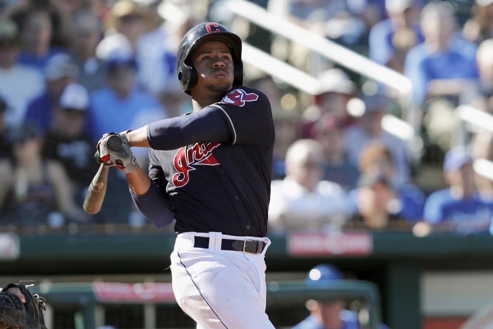 Top catching prospect Francisco Mejia hopes to show the Indians what he's got during September. (Getty Images)