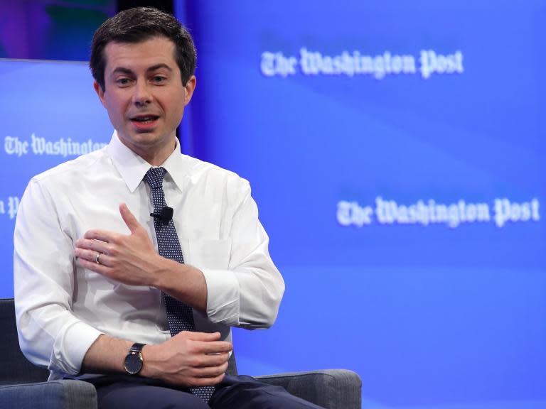 Democratic candidate Pete Buttigieg accuses Donald Trump of faking a disability to avoid being drafted in Vietnam.The former naval intelligence officer said the president’s conduct “resulted in someone else going to war in his place,” during a Washington Post event on Thursday. Donald Trump received five deferments from the draft, four for university and one for medical reasons - a diagnosis of bone spurs in his heels. Buttigieg said: “I have a pretty dim view of his decision to use his privileged status to fake a disability in order to avoid serving in Vietnam.” Allegations that Trump has dodged the draft date back to his 2016 campaign. In January 2018, Senator Amy Duckworth (Democrat-Illinois), called Trump a “five-deferment draft dodger.” Last February, Michael Cohen, Trump's former attorney told Congress the president told him he had no medical excuse to avoid military draft. Last December, a New York Times investigation revealed Trump's medical exemption was diagnosed by a podiatrist who also rented a space from his father, Fred Trump.A member of the podiatrist family told the Times he did it as a favour to Trump's family. Buttigieg argues Trump used his privileged upbringing to avoid being drafted in Vietnam.The 37-year-old took a seven-month leave of absence from his job as mayor of South Bend, a city of about 100,000 in the state of Indiana, in 2014 to serve in Afghanistan.added during the event: “I mean, if he were a conscientious objector, I’d admire that, but this is somebody who, I think it is fairly obvious to most of us, took advantage of the fact that he was a child of a multimillionaire in order to pretend to be disabled so that somebody could go to war in his place."Buttigieg officially launched his campaign on April 14, and the polyglot, millennial and openly gay mayor from Indiana intends to make climate change, gun control and income inequalities his main campaign battles.He is among the five leading candidates to win the leadership race of the Democrats.