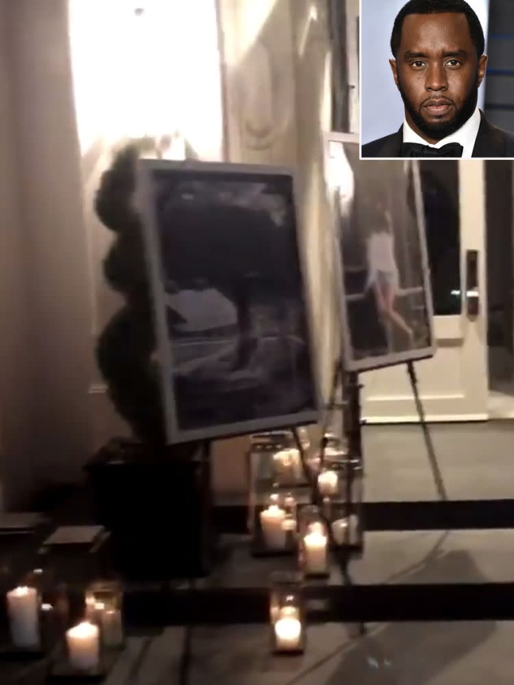 Diddy's memorial for Kim Porter.