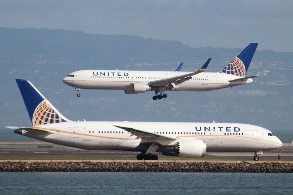 United: The airline has faced a row over leggings (Reuters)