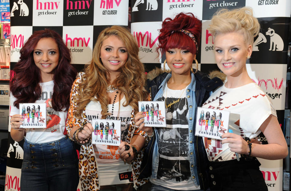Little Mix were the first group to win The X Factor. (Photo by Owen Humphreys/PA Images via Getty Images)