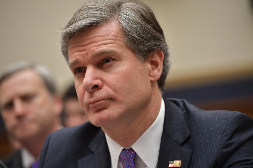 FBI Director Defends Bureau's 'Brave Men And Women' After Trump Twitter Attack