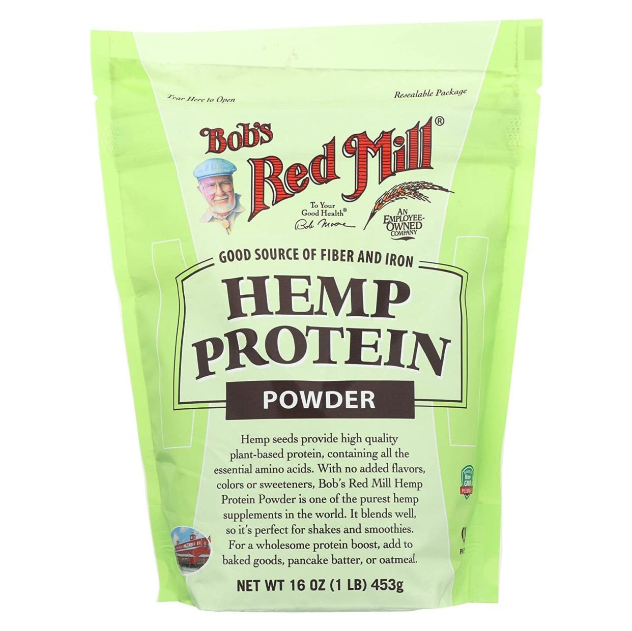 <p>Bob’s Red Mill Hemp Protein Powder</p><p>amazon.com</p><p>$17.03</p><p><a href="https://www.amazon.com/dp/B0046HLU0C?tag=syn-yahoo-20&ascsubtag=%5Bartid%7C2141.a.20440938%5Bsrc%7Cyahoo-us" rel="nofollow noopener" target="_blank" data-ylk="slk:Shop Now;elm:context_link;itc:0;sec:content-canvas" class="link rapid-noclick-resp">Shop Now</a></p><span class="copyright">Amazon</span>