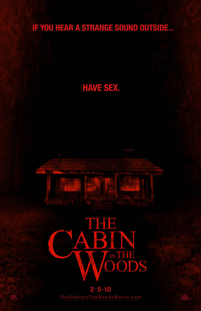 The Cabin in the Woods Poster Production Stills MGM 2009