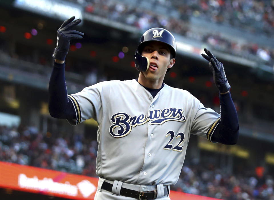 Christian Yelich (AP Photo/Ben Margot)