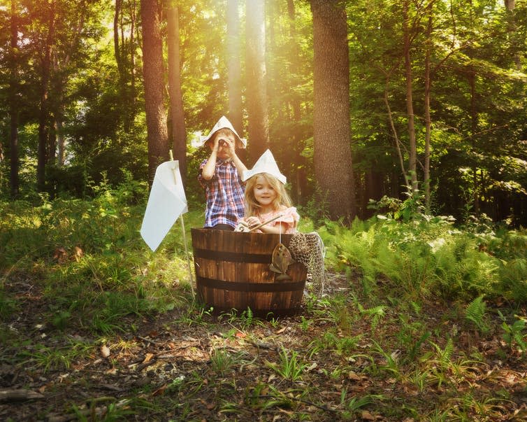 <span class="caption">We are all part of nature.</span> <span class="attribution"><a class="link " href="http://shutterstock.com/image-photo/little-boy-girl-pretending-fish-wooden-217352713" rel="nofollow noopener" target="_blank" data-ylk="slk:CreativeAngela;elm:context_link;itc:0;sec:content-canvas">CreativeAngela</a></span>