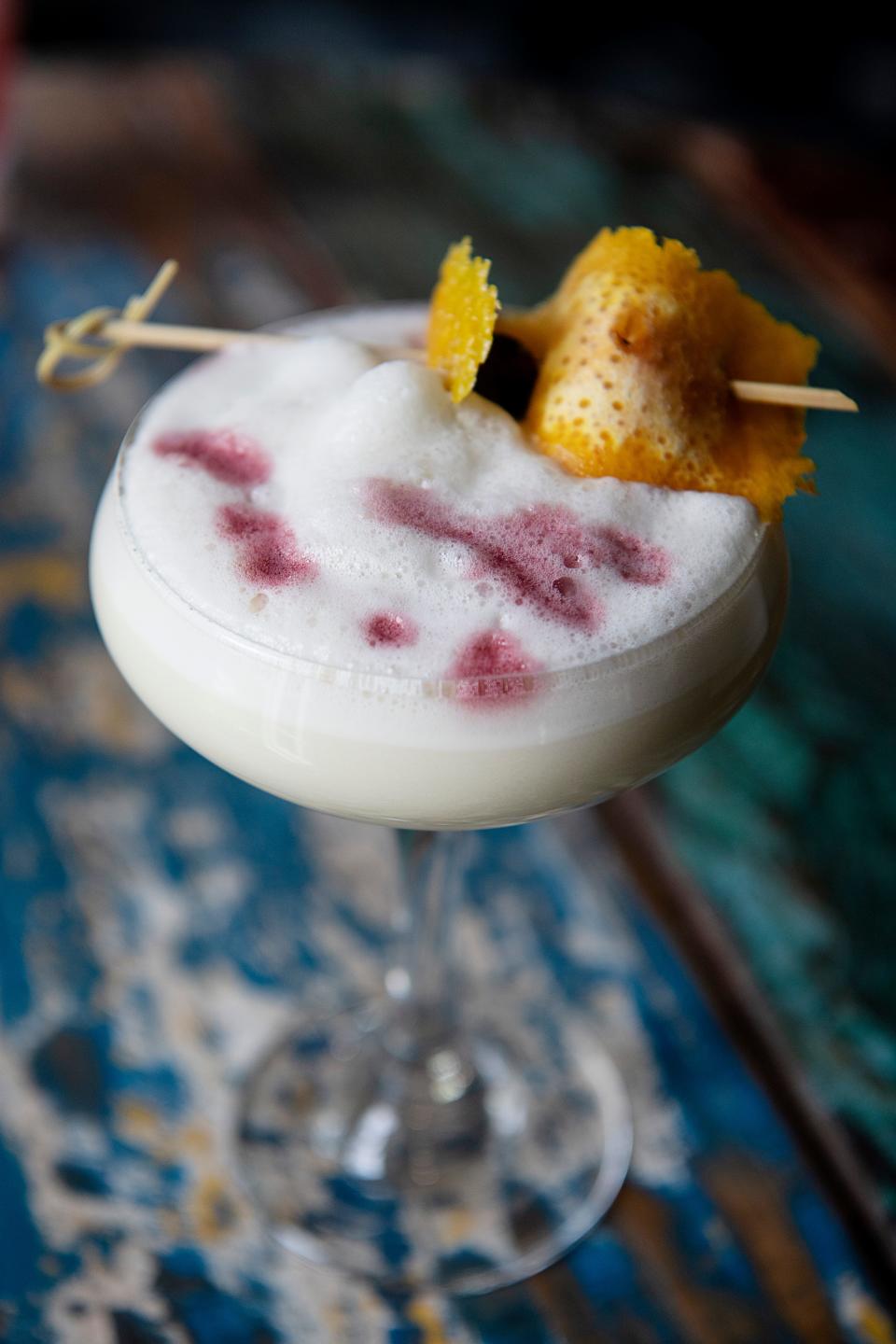 The “Pineapple Express” cocktail from Azalea Bar & Kitchen has coconut rum, Luxardo, pineapple and coconut puree.