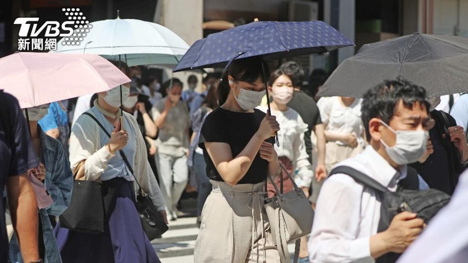 日本連日高溫，導致用電量大增。（圖／達志影像美聯社）