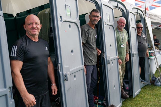 Ian Baillie, Mike Hewlett, Gary Sprakes and Chris Nicholls 