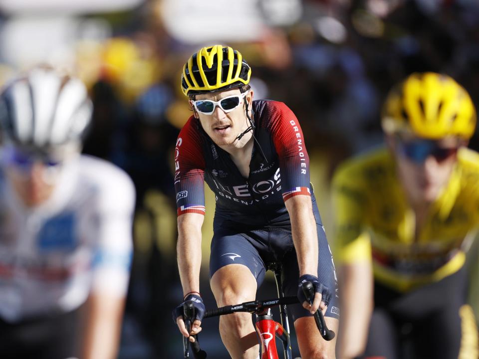 Geraint Thomas has had an impressive Tour and stands third overall (EPA)