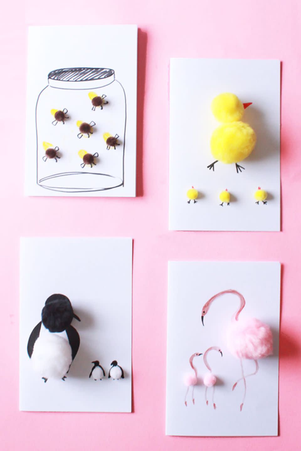 <p>Not only are the animals on this DIY card cute, but they're also just as soft and cuddly as the ones IRL. </p><p> <em><a href="http://designforsoul.com/2015/04/29/diy-mothers-day-cards/" rel="nofollow noopener" target="_blank" data-ylk="slk:Get the tutorial at Designer For Soul »;elm:context_link;itc:0;sec:content-canvas" class="link ">Get the tutorial at Designer For Soul »</a></em><br></p>