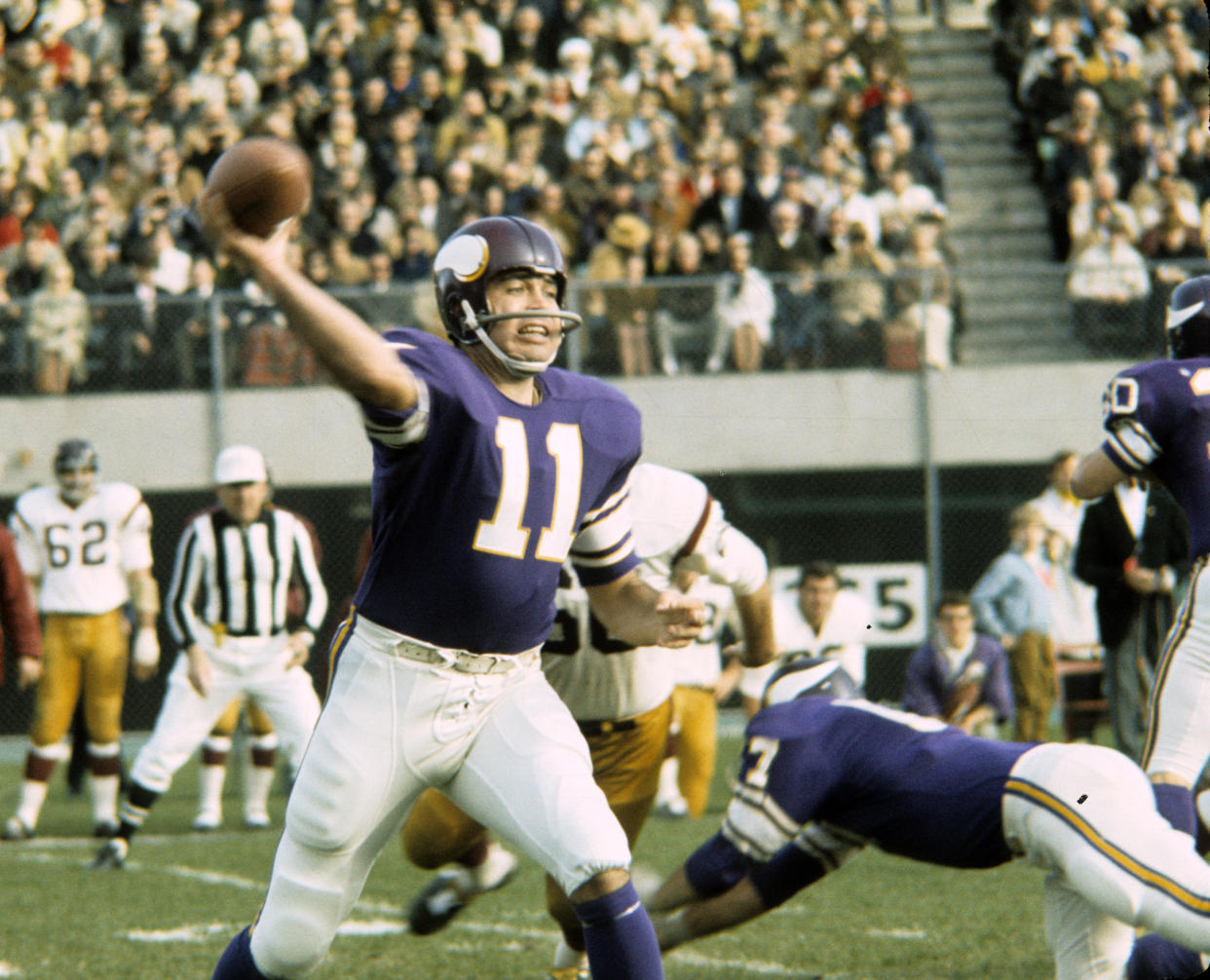 Joe Kapp led the Vikings to their first and only NFL title. (Photo by Nate Fine/NFL)