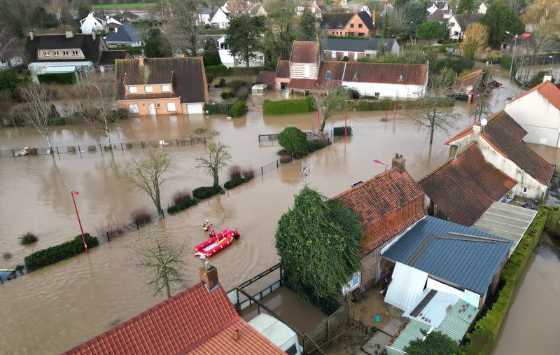 Northern France sees more floods to locals' despair