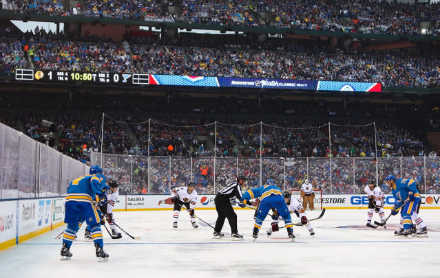 WATCH LIVE: Blues-'Hawks, Winter Classic from Busch Stadium - NBC Sports