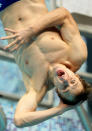 DELHI, INDIA - OCTOBER 11: Reuben Ross of Canada competes in the Men's 3m Springboard Final at Dr. S.P. Mukherjee Aquatics Complex during day eight of the Delhi 2010 Commonwealth Games on October 11, 2010 in Delhi, India. (Photo by Phil Walter/Getty Images)