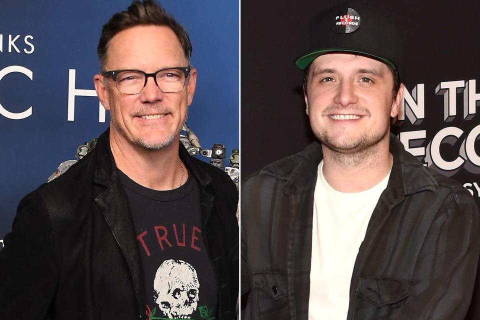 <p>David Becker/Getty;Steve Granitz/WireImage</p> Matthew Lillard in Los Angeles on Nov. 2, 2021; Josh Hutcherson in Las Vegas on Jan. 19, 2019