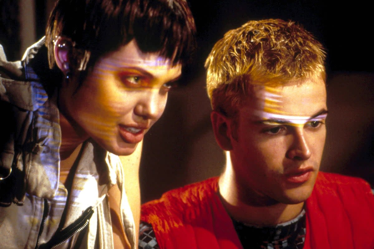 Ahh, the Nineties: Jolie and Miller in the cult classic ‘Hackers’ (Shutterstock)