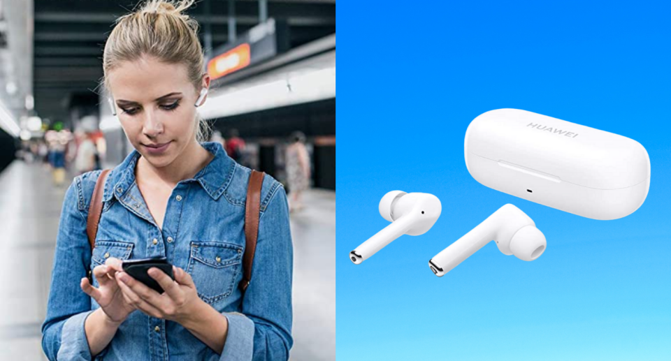 These wireless earbuds have over 5,000 reviews on Amazon — and they're $30 off right now (Photos via Amazon)